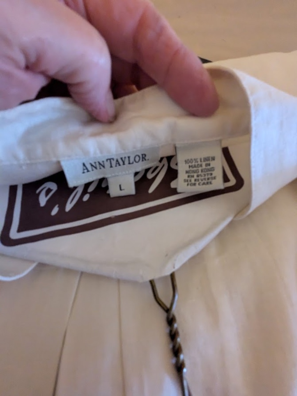 Ann Taylor Sleeveless Linen Blouse Size Large - Picture 3 of 7